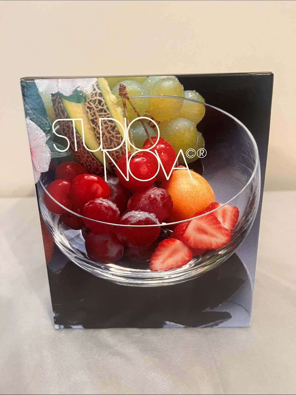 Studio Nova Set of 2 Clear Glass Decorative Bowl - Clear